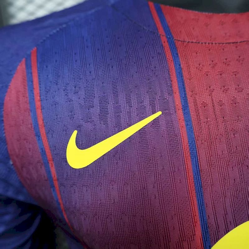 Barcelona 25/26 Home Player Jersey - Long Sleeve