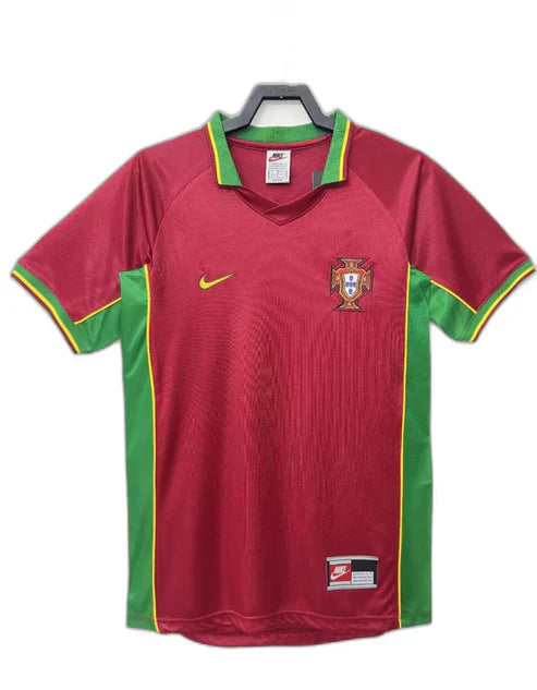 Portugal 1998 Home Jersey - Retro Version